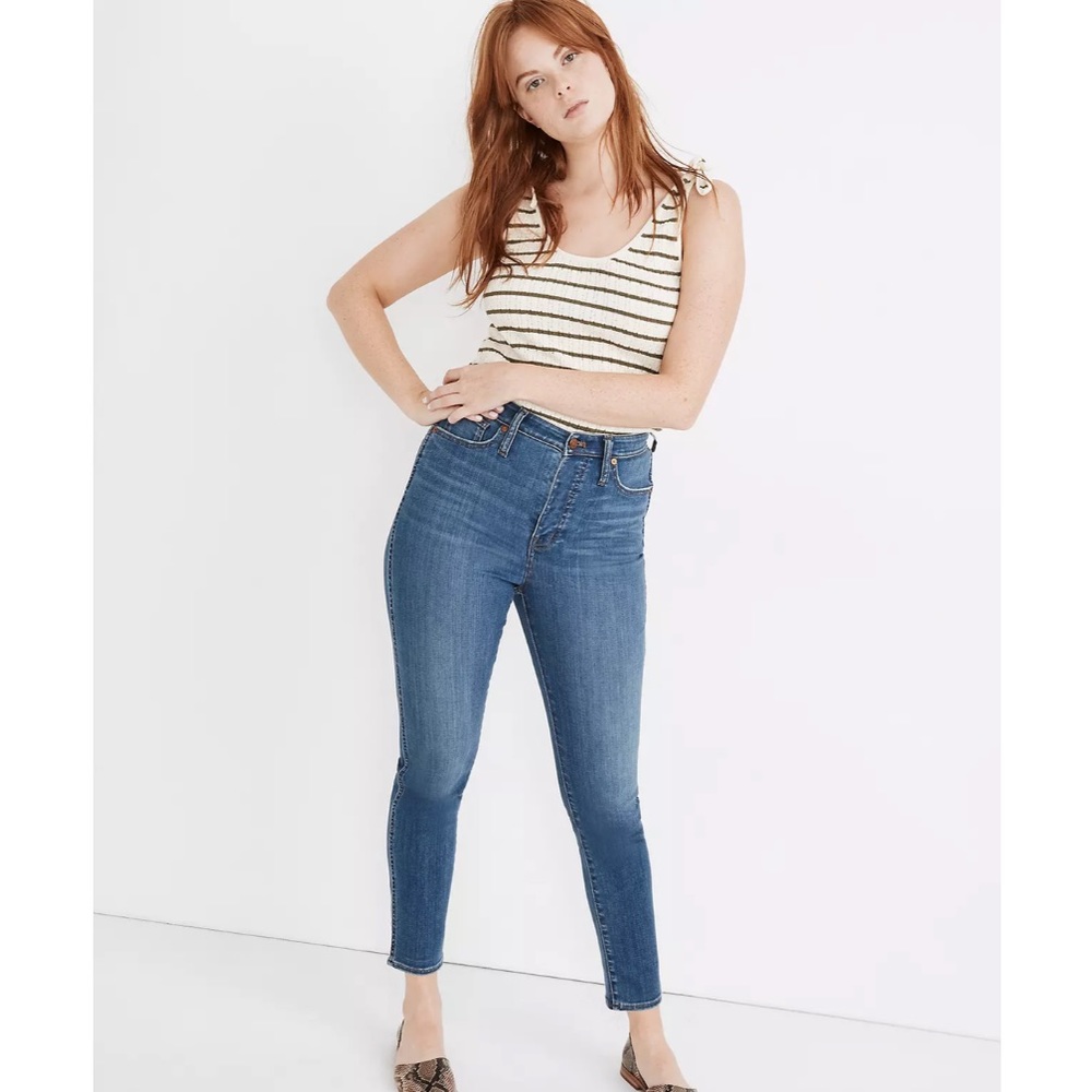 Madewell Curvy Stovepipe Jeans Leman Wash 24